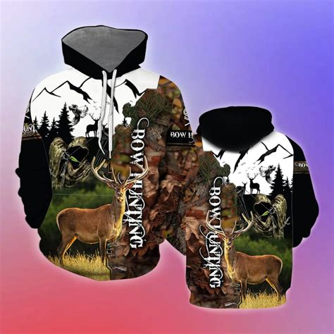 Personalized Bow Hunting Camo 3D Pullover Hoodie Bow Hunting - Etsy