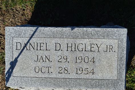 Daniel David Higley Jr 1904 1954 Mémorial Find a Grave