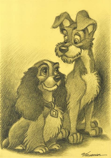 Lady And The Tramp Hey Pidge Original Drawing Joan Catawiki