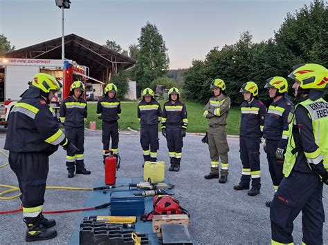 Monatsübung August 2023 Feuerwehr Miesenbach