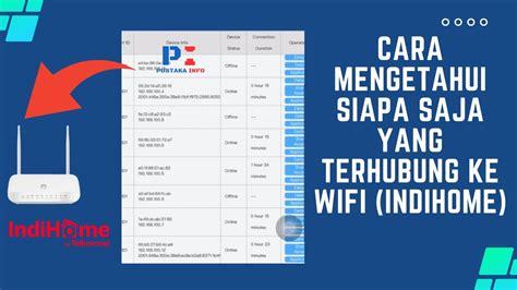 Cara Mengetahui Siapa Saja Yang Menggunakan Wifi Kita Wifi Indihome