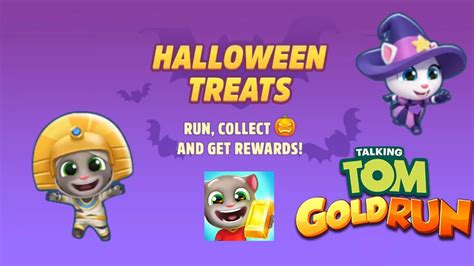 TALKING TOM GOLD RUN - HALLOWEEN TREATS - GAMEPLAY - YouTube