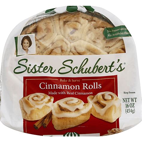 Sister Schubert S Cinnamon Rolls 16 Oz Non Dairy Sun Fresh