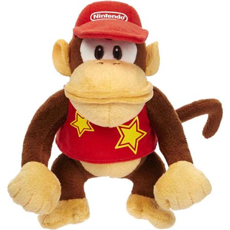 World of Nintendo Super Mario Diddy Kong 7 Plush Jakks Pacific - ToyWiz