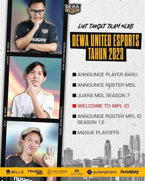 Dewa United Esports Targetkan Masuk MPL Indonesia Di Tahun 2023 Ini