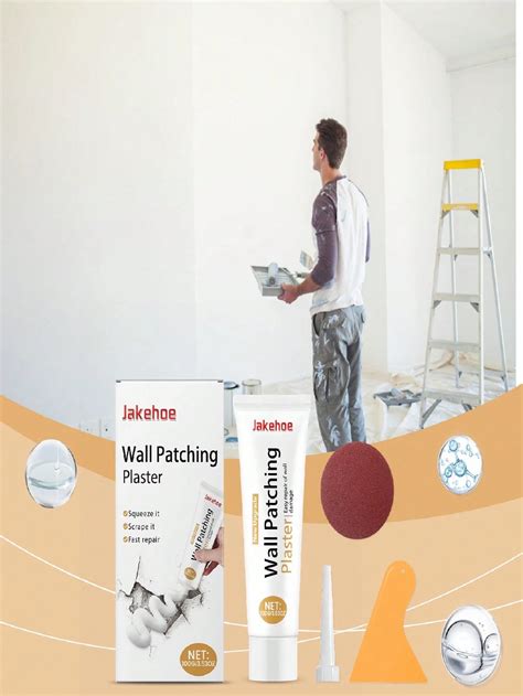 Wall Repair Kit, Patch Filler To Cover Wall Holes, Peeling And Damage