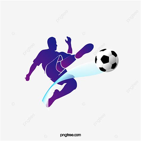 Pemain Sepak Bola Clipart Sepak Bola Lukisan Tangan Sepak Bola Png