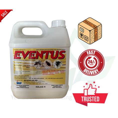 4 Litre EVENTUS Insecticide Racun Serangga Alpha Cypermethrin 1 47