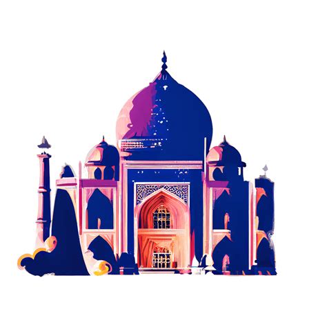 Taj Mahal Digital Graphic Creative Fabrica