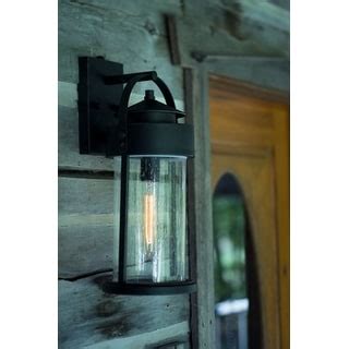 Cumberland Light Dusk To Dawn Bronze Rustic Outdoor Wall Lantern