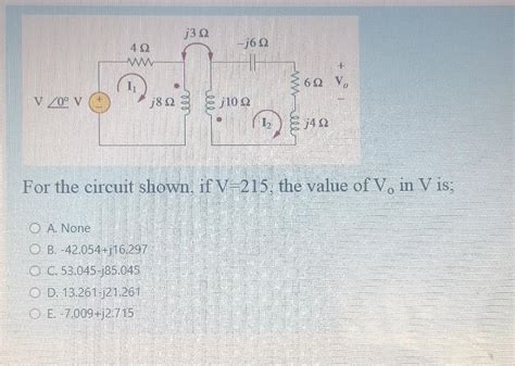 Solved J30 4 Ω I 360 6ΩΝ V 09 V 1823 3100 1422 For The