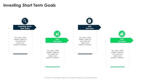 Investing Short Term Goals Powerpoint Presentation And Slides Slideteam