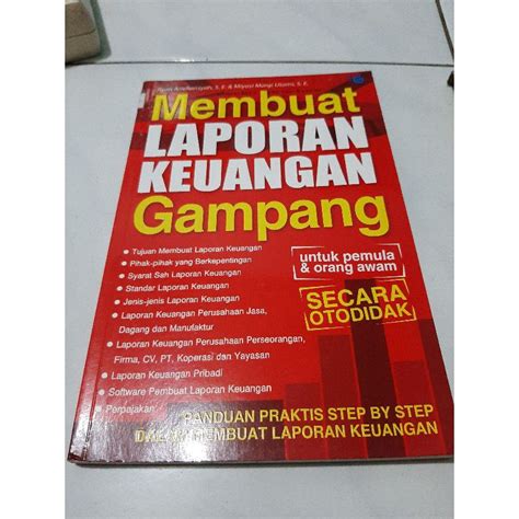 Jual Membuat Laporan Keuangan Gampang Shopee Indonesia