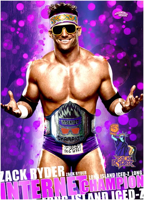 Zack Ryder Artwork Wwe By Roxx81 On Deviantart