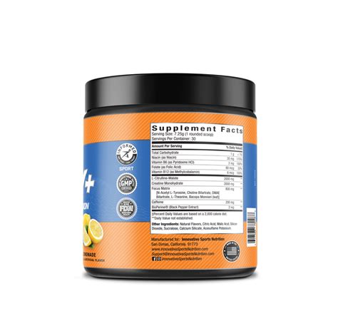 Workout Drinks: ENERGY + Pre-Workout – Innovative Sports Nutrition