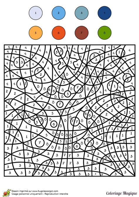 Coloriage Magique Niveau Cm Dun Sapin De No L Hugolescargot