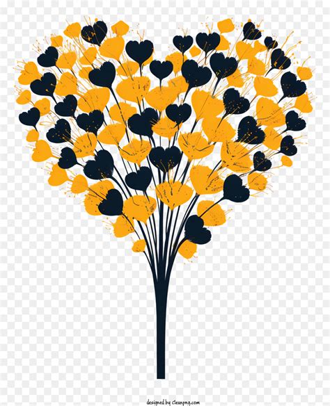 Plancherie Du C Ur Heartshaped Fleurs Arrangement De Fleurs Png