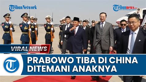 PERDANA Momen Prabowo Temui Presiden China Xi Jinping Sambil Ditemani