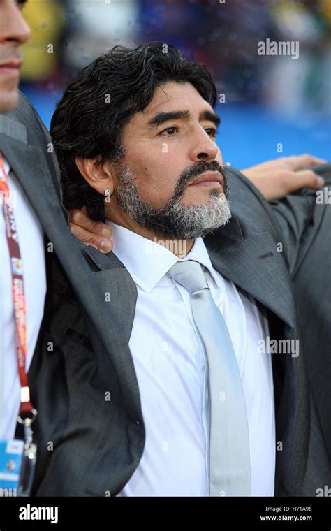 DIEGO MARADONA ARGENTINA COACH ARGENTINA COACH ELLIS PARK JOHANNESBURG ...