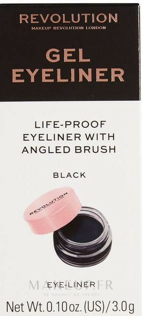 Makeup Revolution Gel Eyeliner Pot With Brush Eyeliner Gel Avec