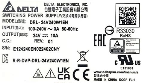 Drl V W En Delta Power Supply Intech Delta System