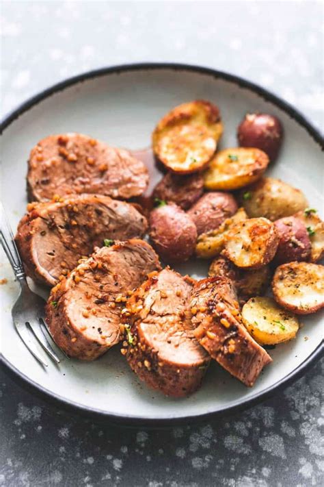 Sheet Pan Pork Tenderloin And Potatoes Creme De La Crumb