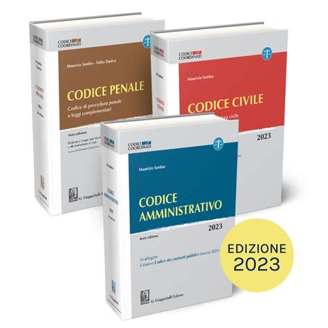 Kit Codici Santise Magistratura Libreria Quaglia