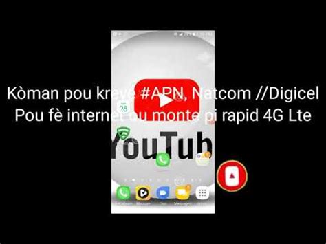 Kòman pou kreye APN Natcom Digicel pou fè internet ou monte pi