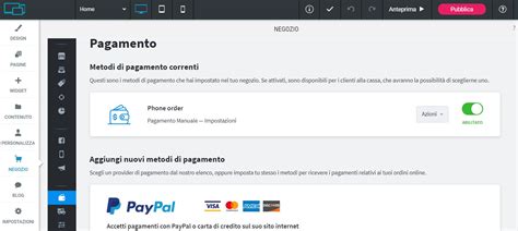 Come impostare le modalità di pagamento con Simply Shop Register it