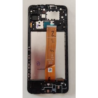 Tela Frontal Completo Touch E Display Samsung A12 A125 Aro Original