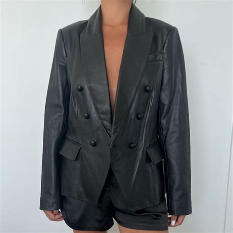 L Agence Jackets Coats Lagence Kenzie Double Breasted Blazer In