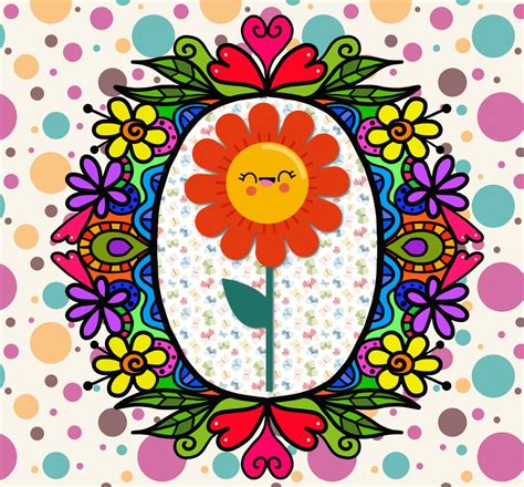 cute doodle spring flower  stock photo public domain pictures