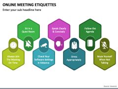 Online Meeting Etiquettes Powerpoint And Google Slides Template Ppt