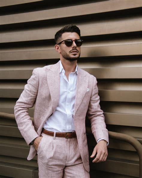 Pitti Uomo Rosa Anzug Hockerty