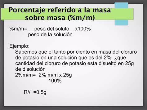 Las Concentraciones Fisicas Y Quimicas De Las Soluciones Ppt