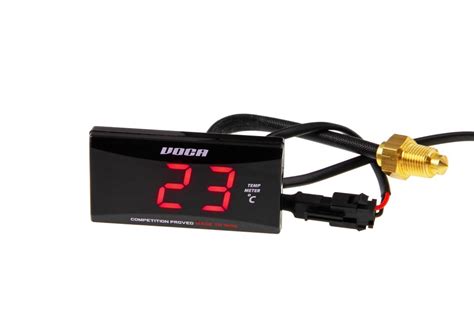 Sensor de temperature VOCA Racing Temp Meter 0 120º C éclairage LED