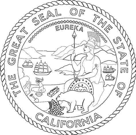 California State Seal Vector at GetDrawings | Free download