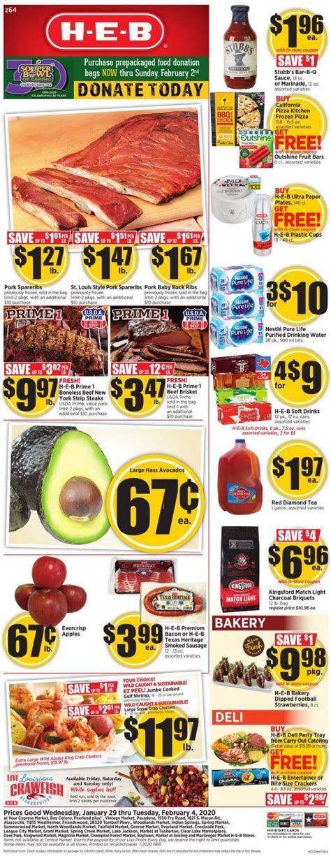 HEB Weekly Ad Jan 29 Feb 4 2020 WeeklyAds2