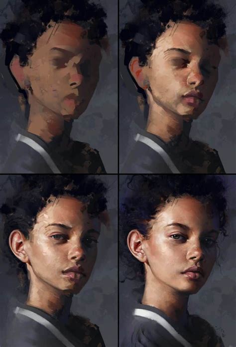 Marina Nery By Aaron Griffin Process Picture Art And Illustration