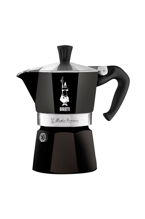 Bialetti Moka Maskine 3 Kopper Moka Sort Mokkabryggere