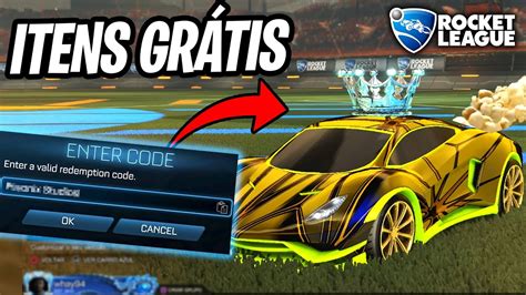 Como Ganhar Itens Gr Tis No Rocket League Youtube