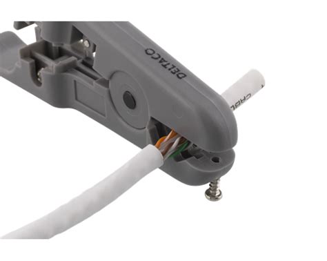 Buy DELTACO Universal Cable Stripper Cutting Function Gray VK 264