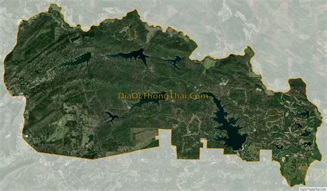Map Of Hot Springs Village CDP Thong Thai Real