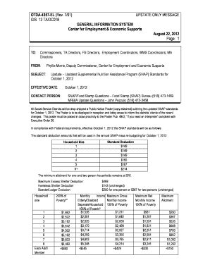 Fillable Online Otda Ny Dc Updated Supplemental Nutrition