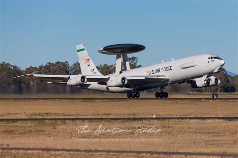 USAF E 3 Sentry Visits RAAF Base Williamtown The Aviation Studio