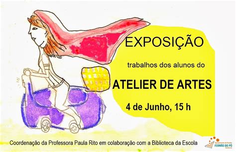 CONVITE para exposição ATELIER DE ARTES