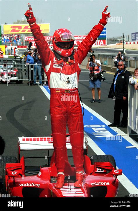 German Formula One Driver Michael Schumacher Of Scuderia Ferrari