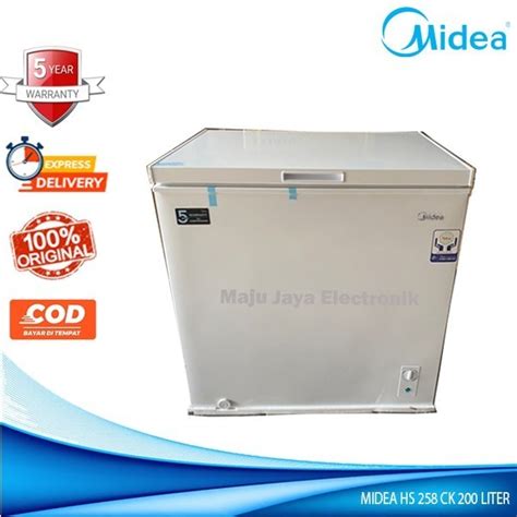 Jual Chest Freezer Midea Hs 258 Ck 200 Liter Cooler Box Shopee Indonesia