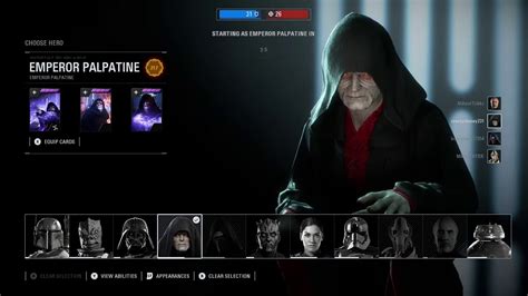 Battlefront II Palpatine Gameplay YouTube