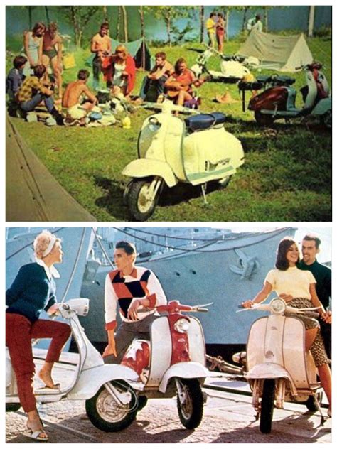 Scooter And Vespa Girls Back In The Day And Now Pangels Best Mix Vespa S